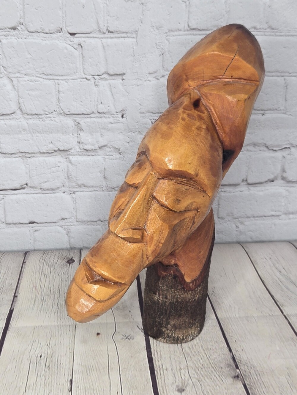 Bahamian Hand Carved Bust